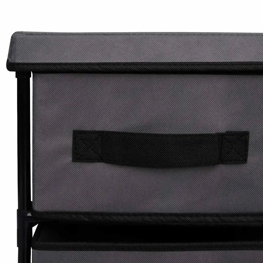 Storage Cabinet 6 Drawers Grey Chest Organiser Bedroom Living Room