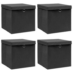 Practical Foldable Storage Boxes - 4 Pack for Your Home