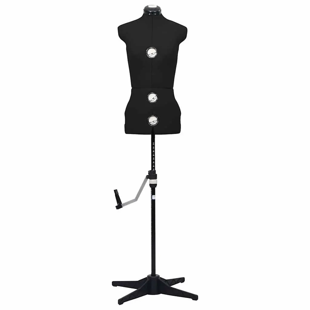 Adjustable Dress Form Mannequin Display Stand Female S Size 33-40 Black