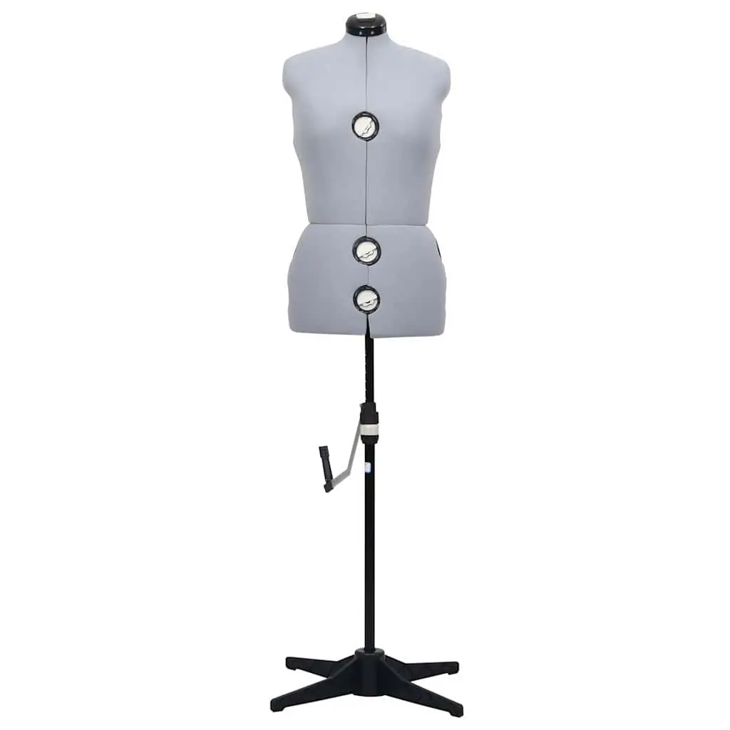 Adjustable Dress Form Female M Size 40-46 Grey Fashion Display Mannequin Tailor