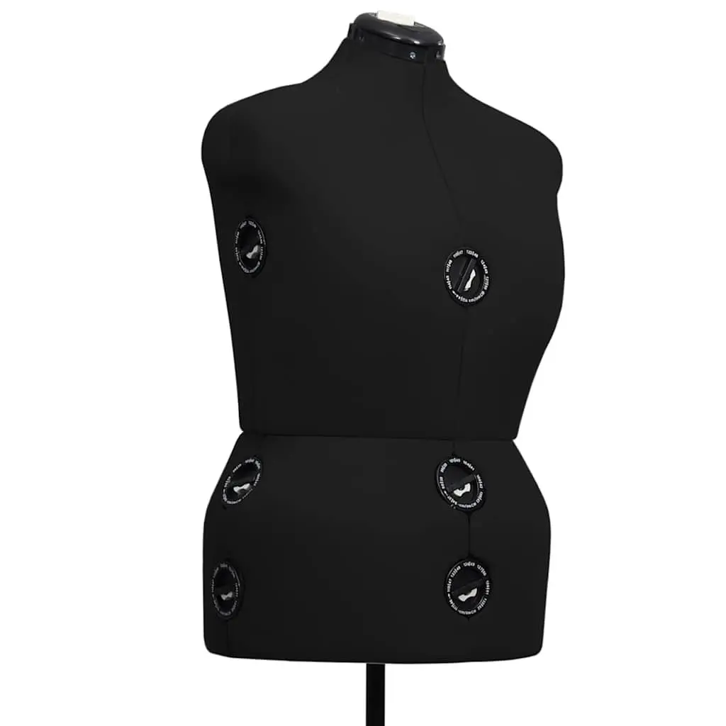 Adjustable Dress Form Female Mannequin Display L Size 44-50 Black
