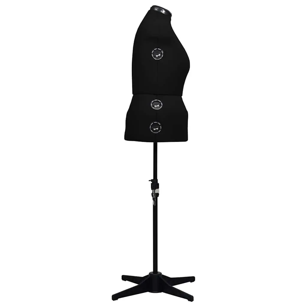 Adjustable Dress Form Female Mannequin Display L Size 44-50 Black