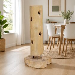 Wine Rack 8 Bottle Holder Storage Wooden Vintage Style Cabinet Organiser Teak