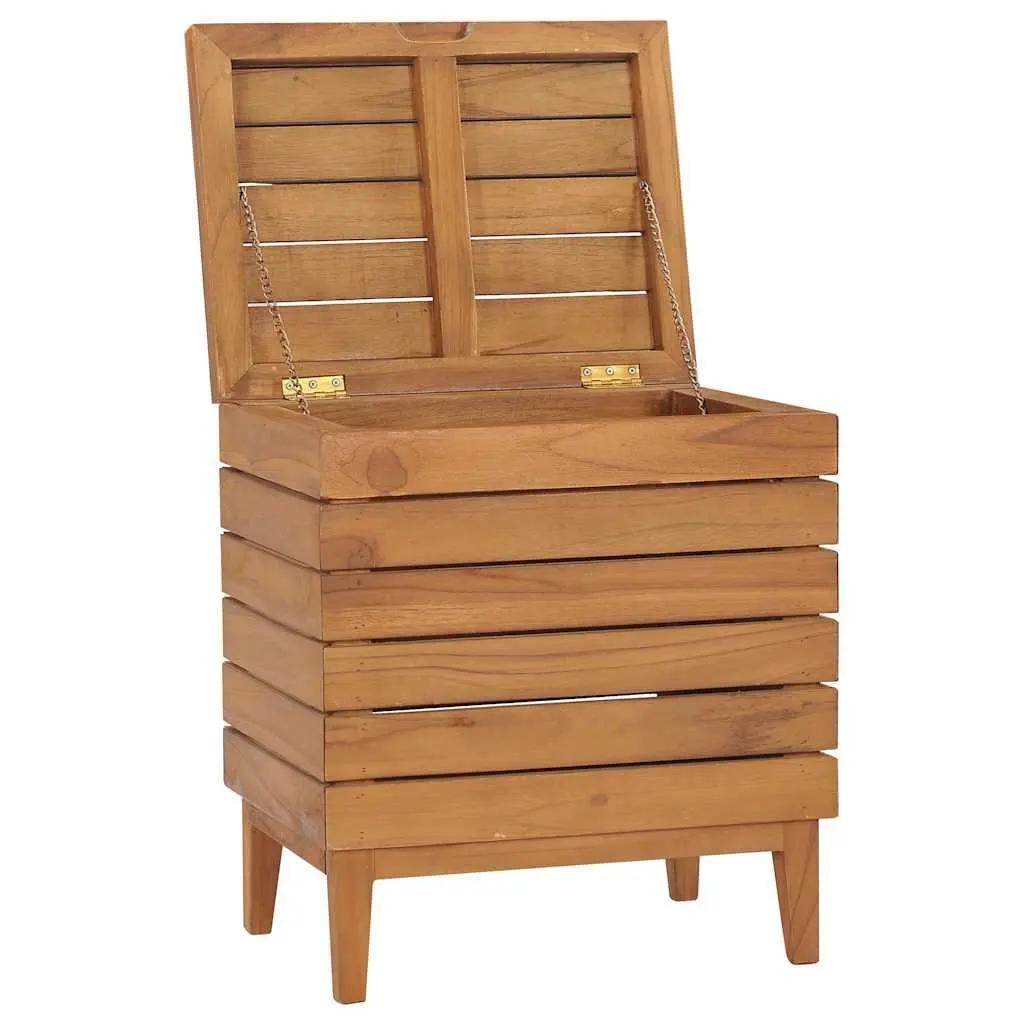 Brown Laundry Basket with Cover