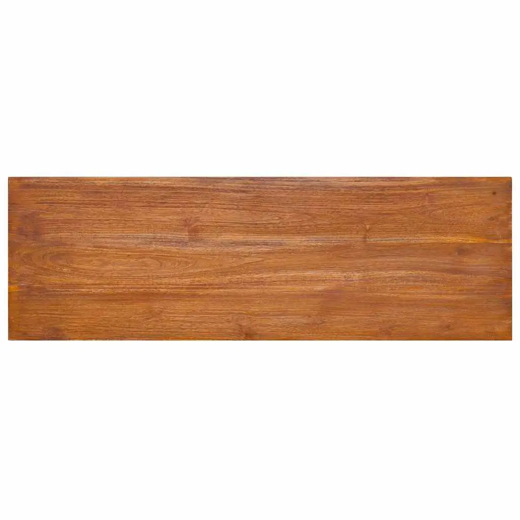 Solid Teak Wood TV Cabinet with Storage