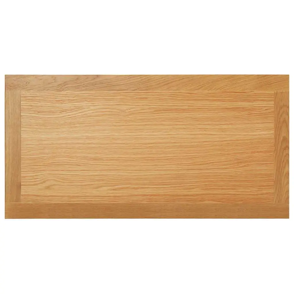 Coffee Table Storage Shelf 90x45x40 cm Solid Oak Wood Brown Natural