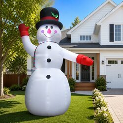 Reassuringly Durable 600cm Inflatable Snowman Decoration