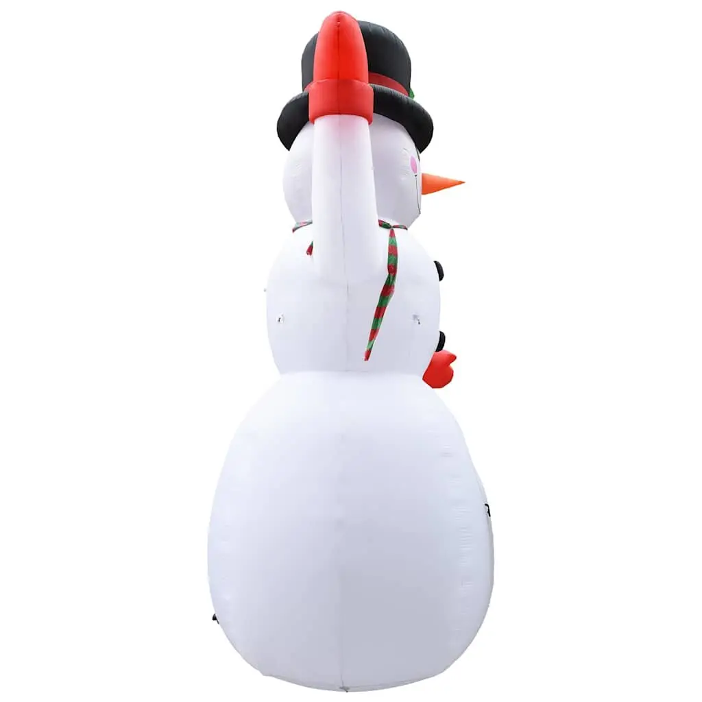Inflatable Snowman Decoration Outdoor 600cm LED Garden Display