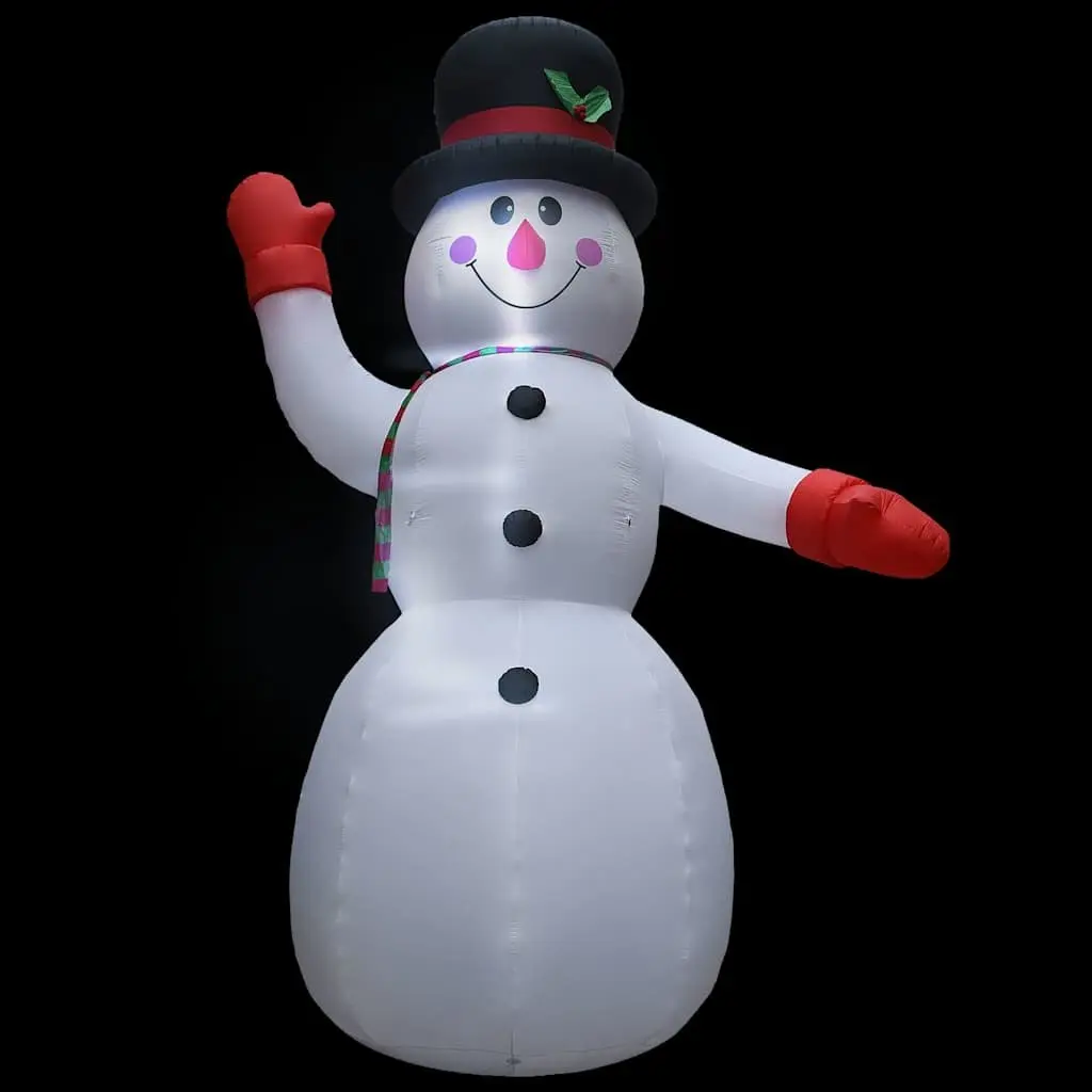 Inflatable Snowman Decoration Outdoor 600cm LED Garden Display