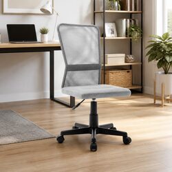 Comfortable Grey Mesh Chair with Versatile Features