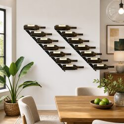 Reliable Wall-Mounted Wine Racks for Storage and Display