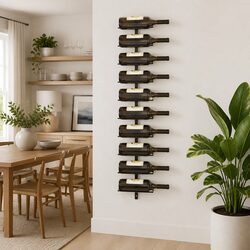 Practical and Reliable Wine Rack for 10 Bottles