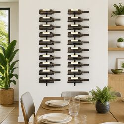 Reliable Wine Rack Set with 20-Bottle Capacity