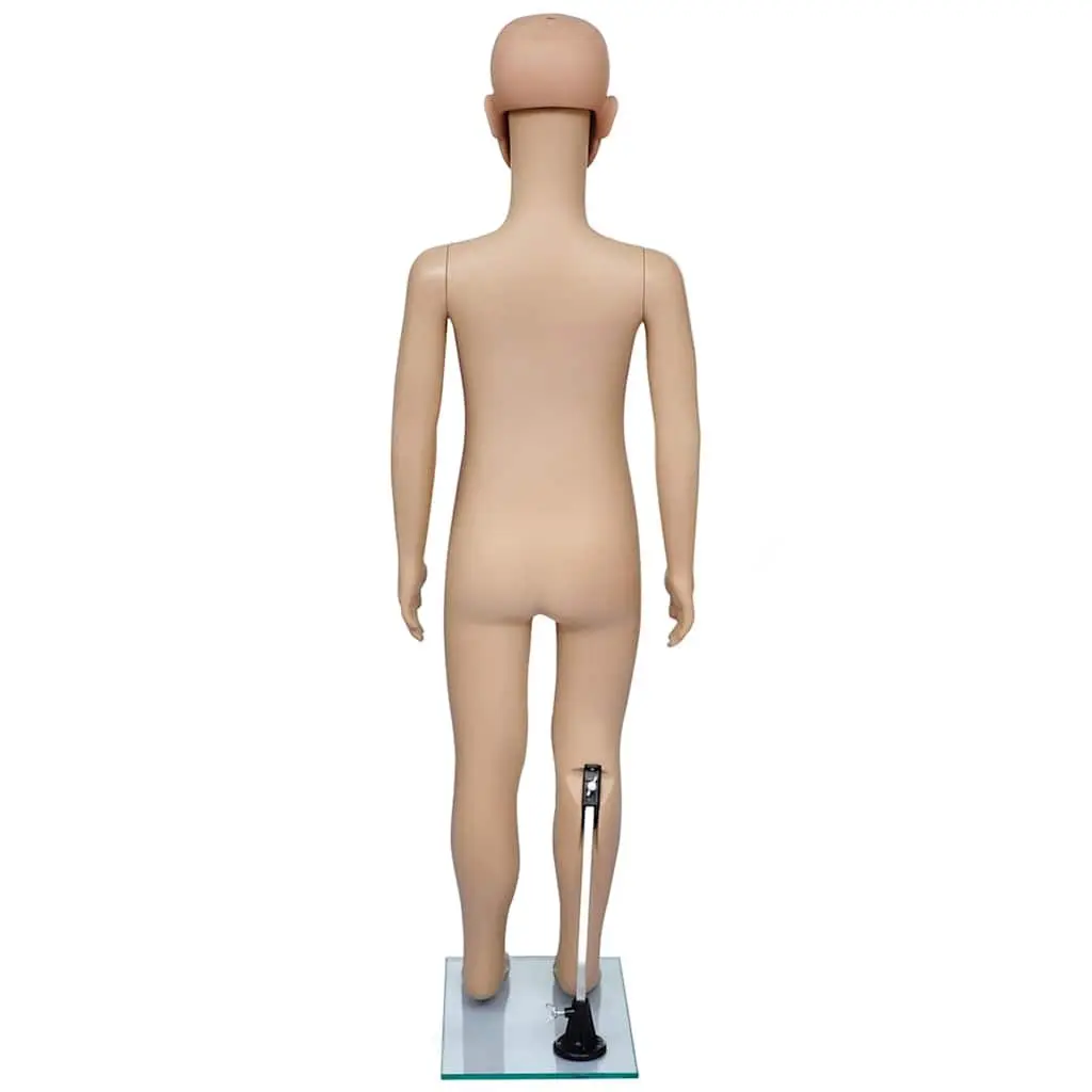 Child Mannequin Display Torso Beige Removable Arms Head Rotating