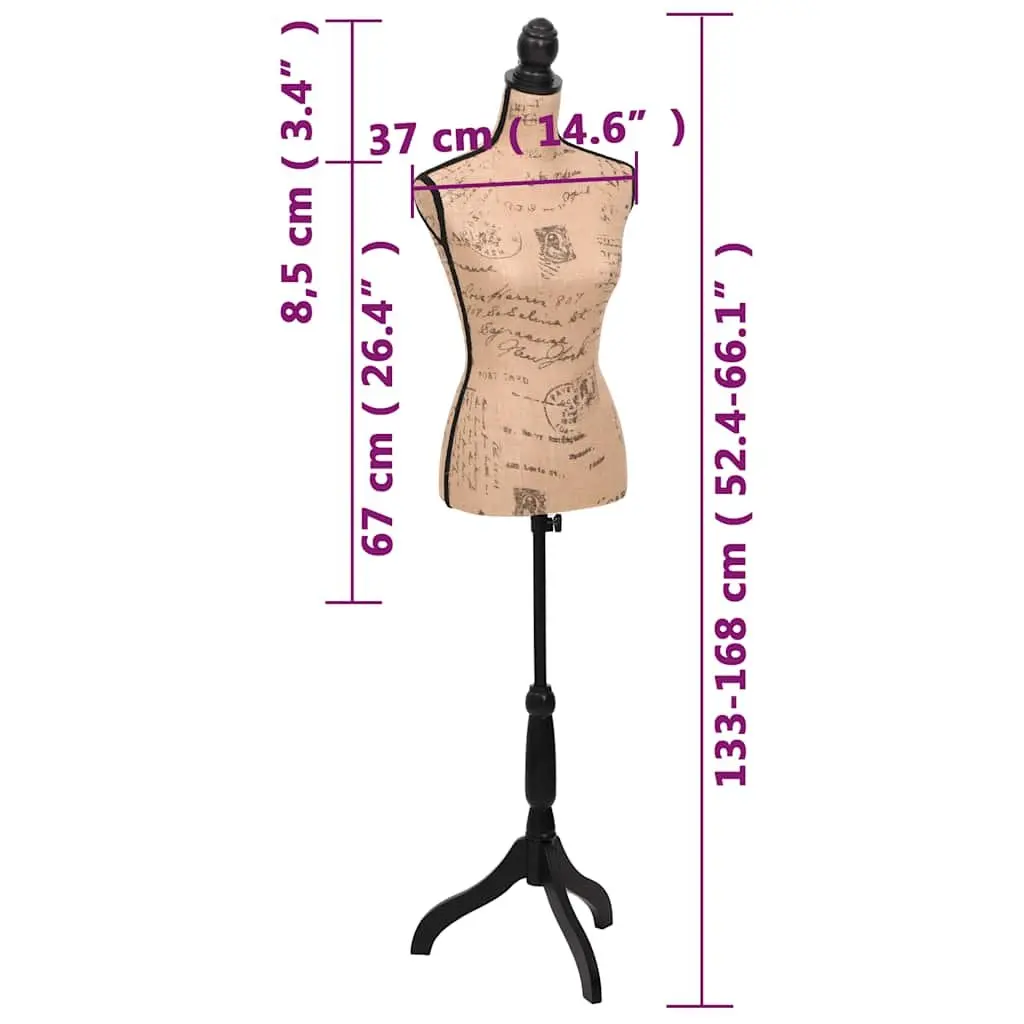 Adjustable Bust Mannequin for Fashion Needs