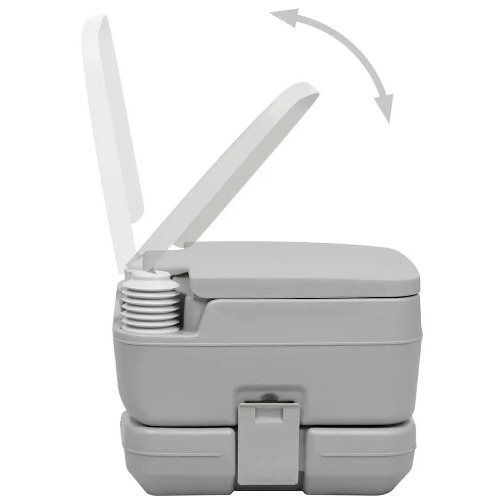 Portable Camping Toilet 10L Waste Water Tank Grey