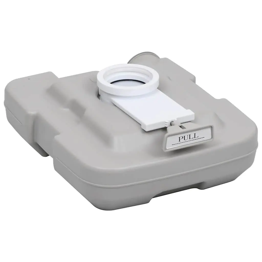 Portable Camping Toilet 10L Waste Water Tank Grey