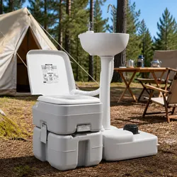 Reliable Camping Toilet Handwash Set for Outdoor Use