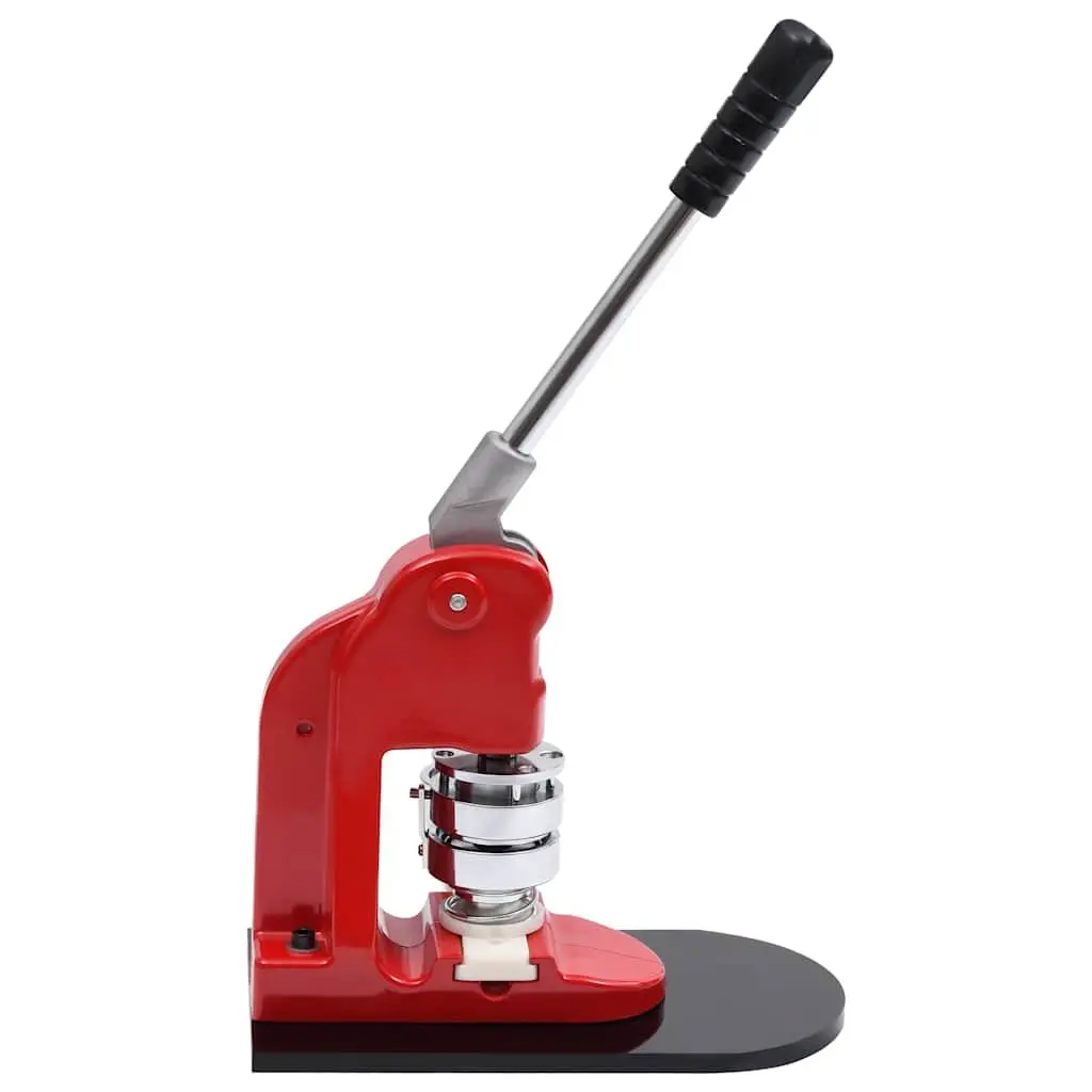 Button Badge Maker Machine 37mm Custom Badge Creator DIY Craft Tool Red