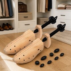 Reliable Wooden Shoe Trees Size 36-40 for Long-lasting Care