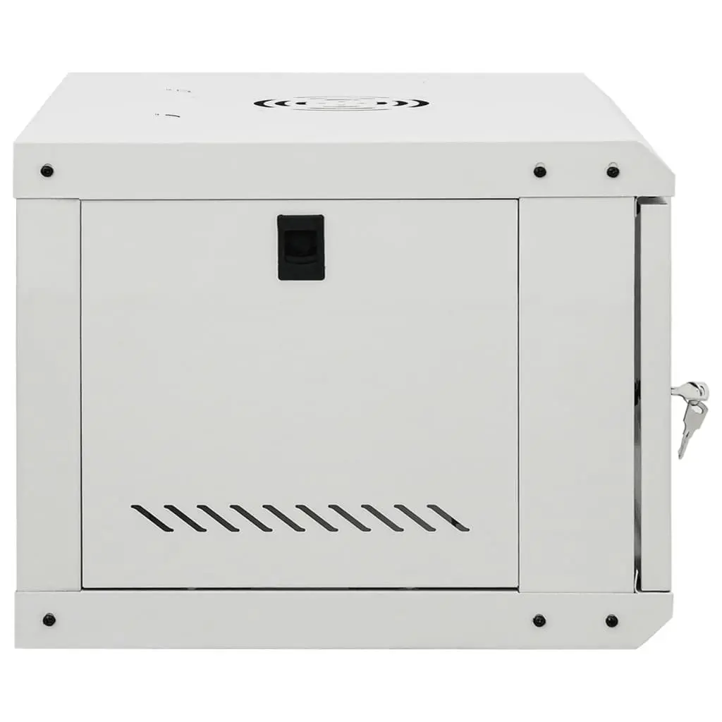 6U Wall Mounted Network Cabinet 19" Grey Storage Rack