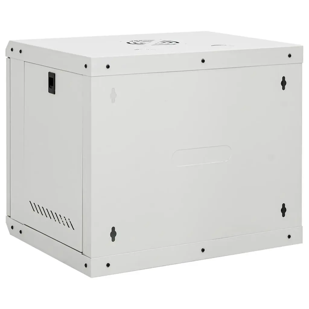 9U Wall Mounted Network Cabinet 19" Data Server Rack 53x40x45 cm Grey