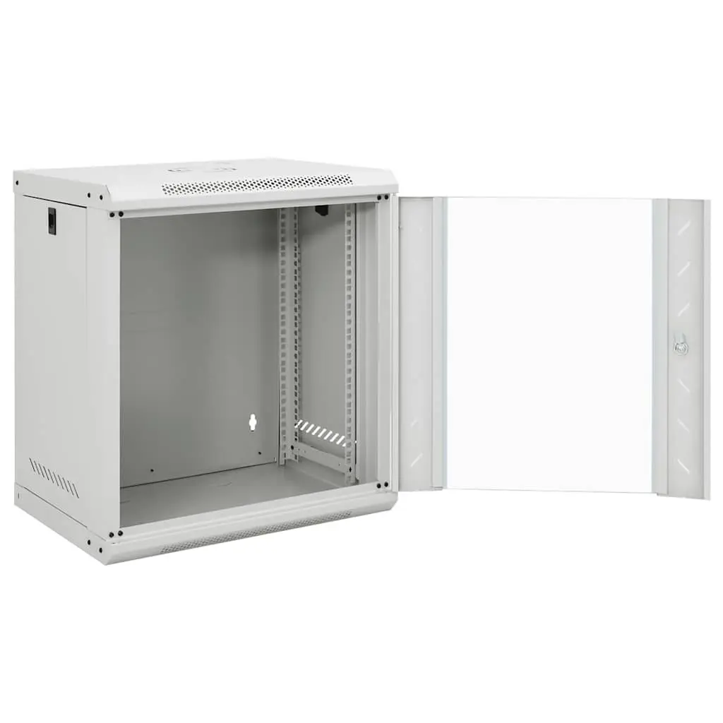 12U Wall Mounted Network Cabinet 19" Grey 53x40x60cm