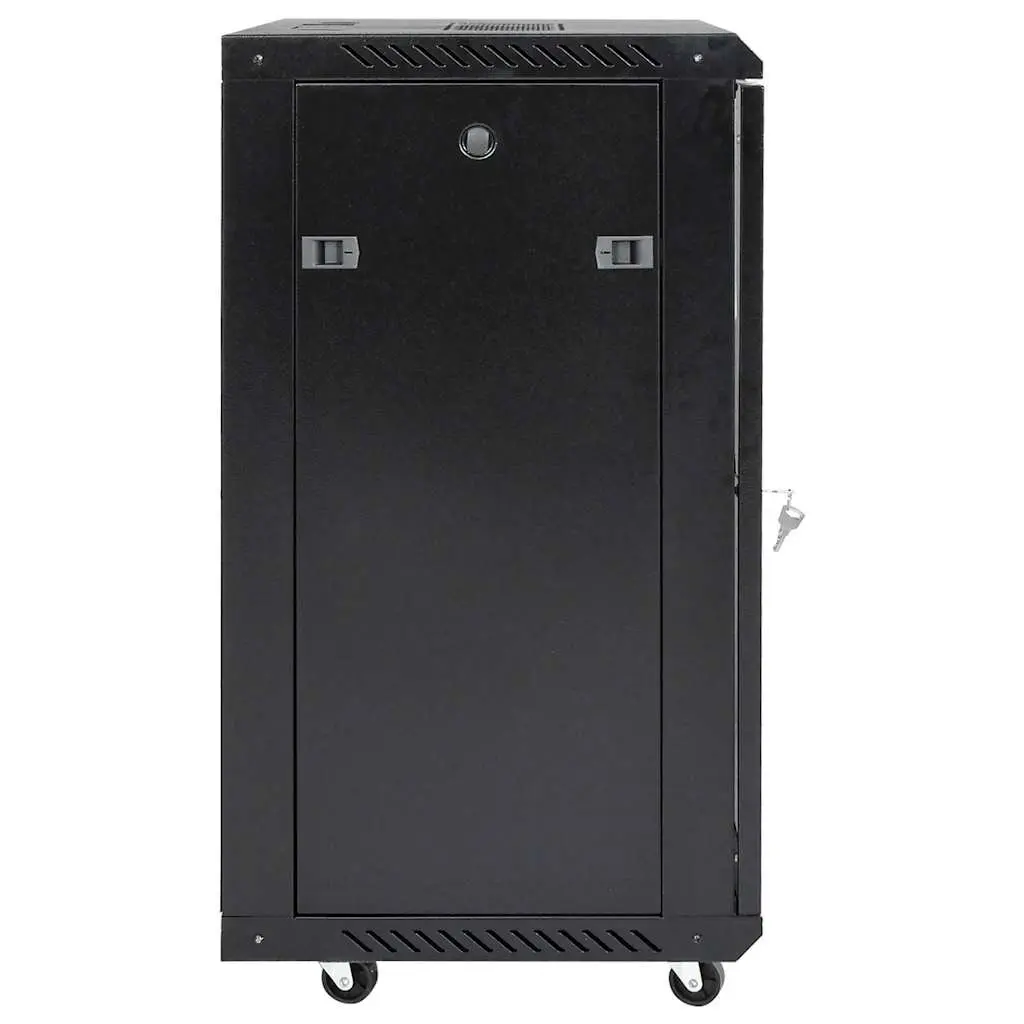 15U Network Cabinet Rack Mount Server Storage Enclosure Black