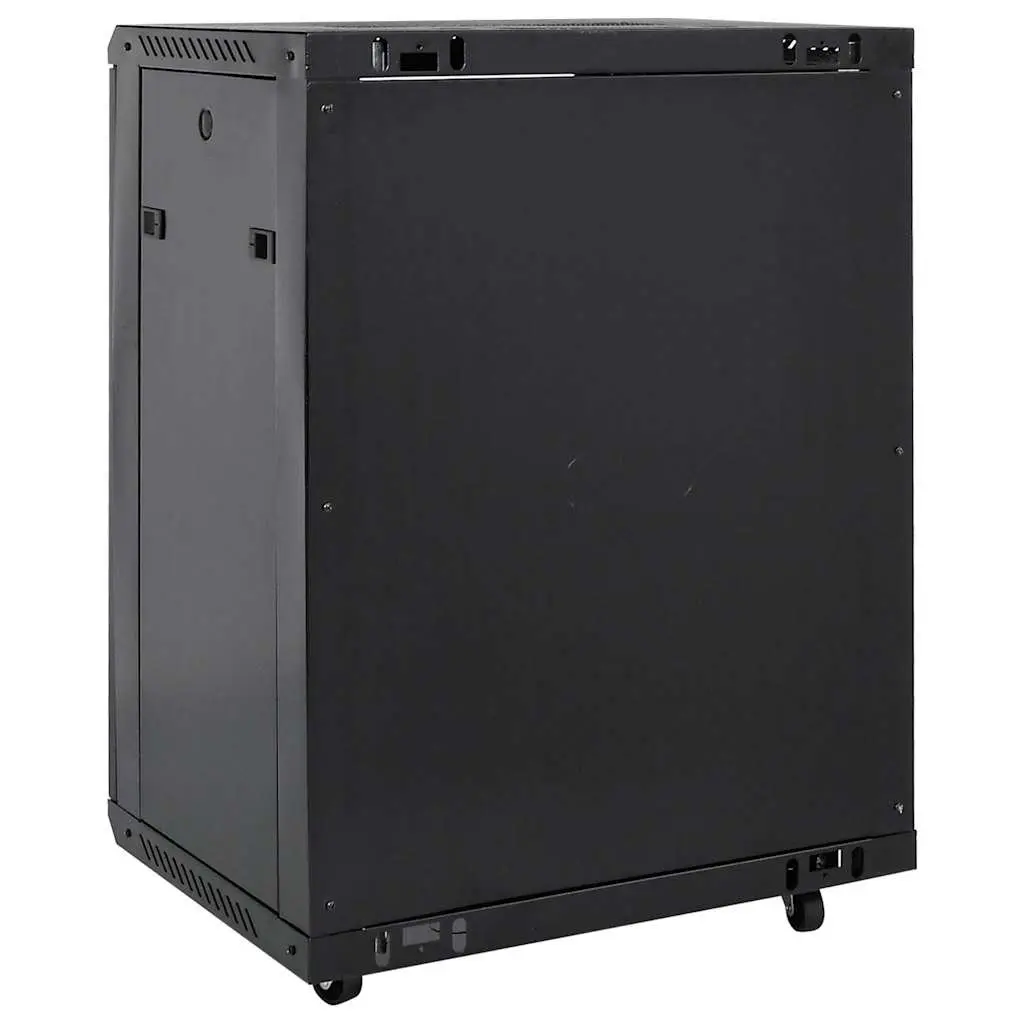 15U Network Cabinet Rack Mount Server Storage Enclosure Black