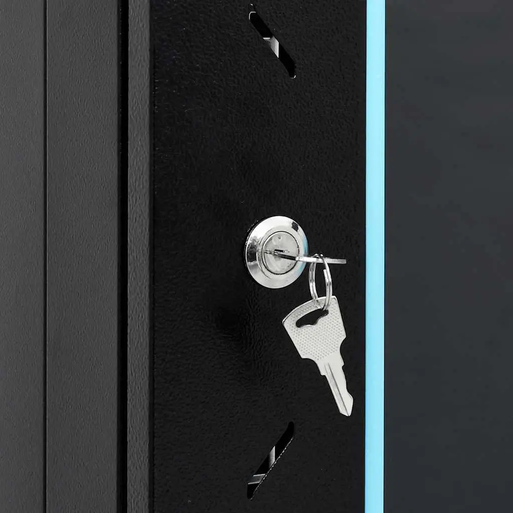 15U Network Cabinet Rack Mount Server Storage Enclosure Black