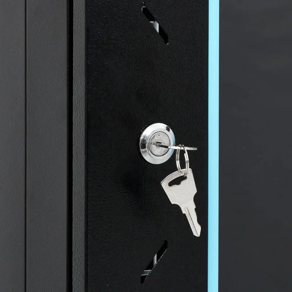 18U Network Cabinet Rack Mount Storage System 19 Inch Black