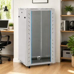 22U Network Cabinet: Strong, Secure, and Mobile