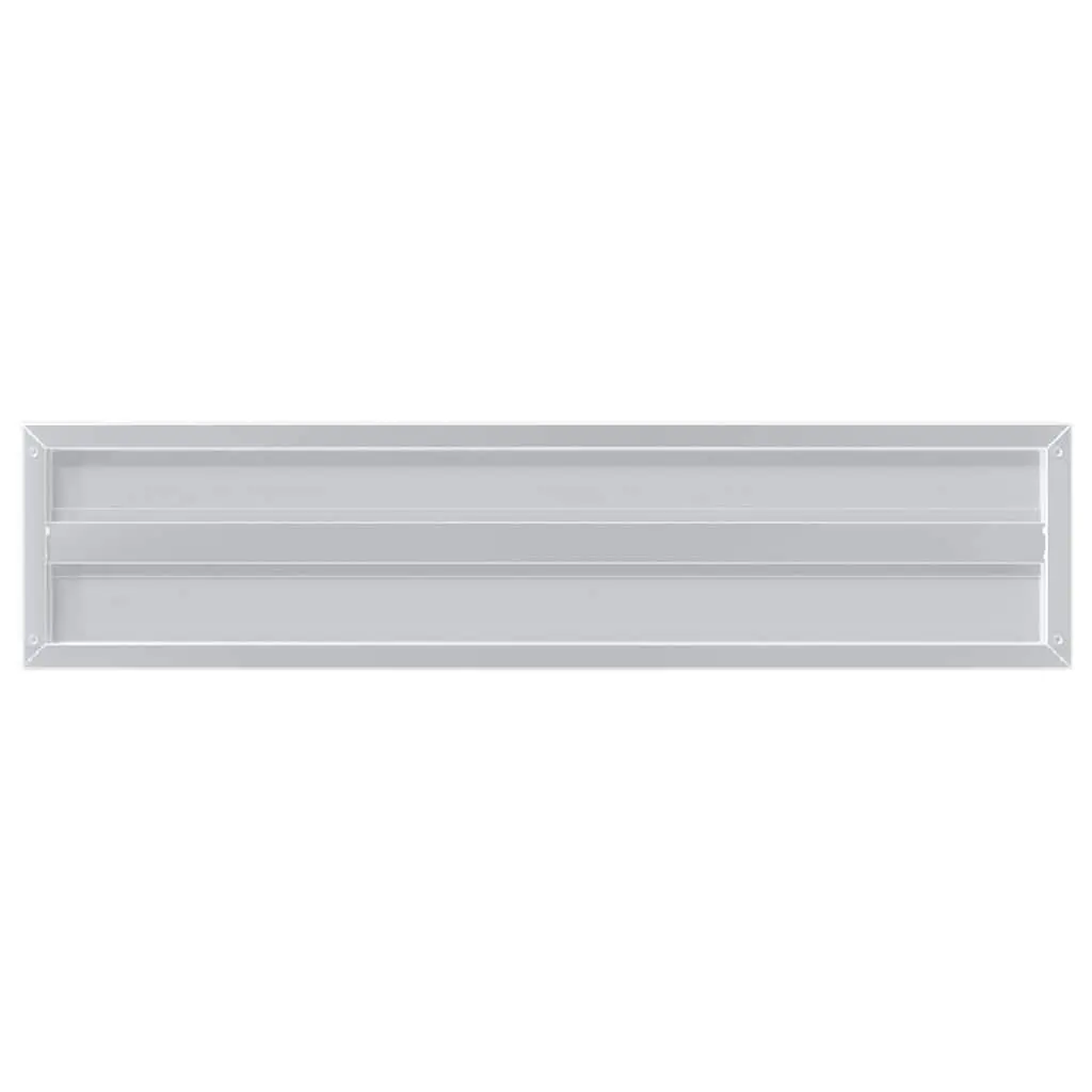 Wall Shelves Storage Display 100x23.5 cm Silver Stainless Steel 2 Piece