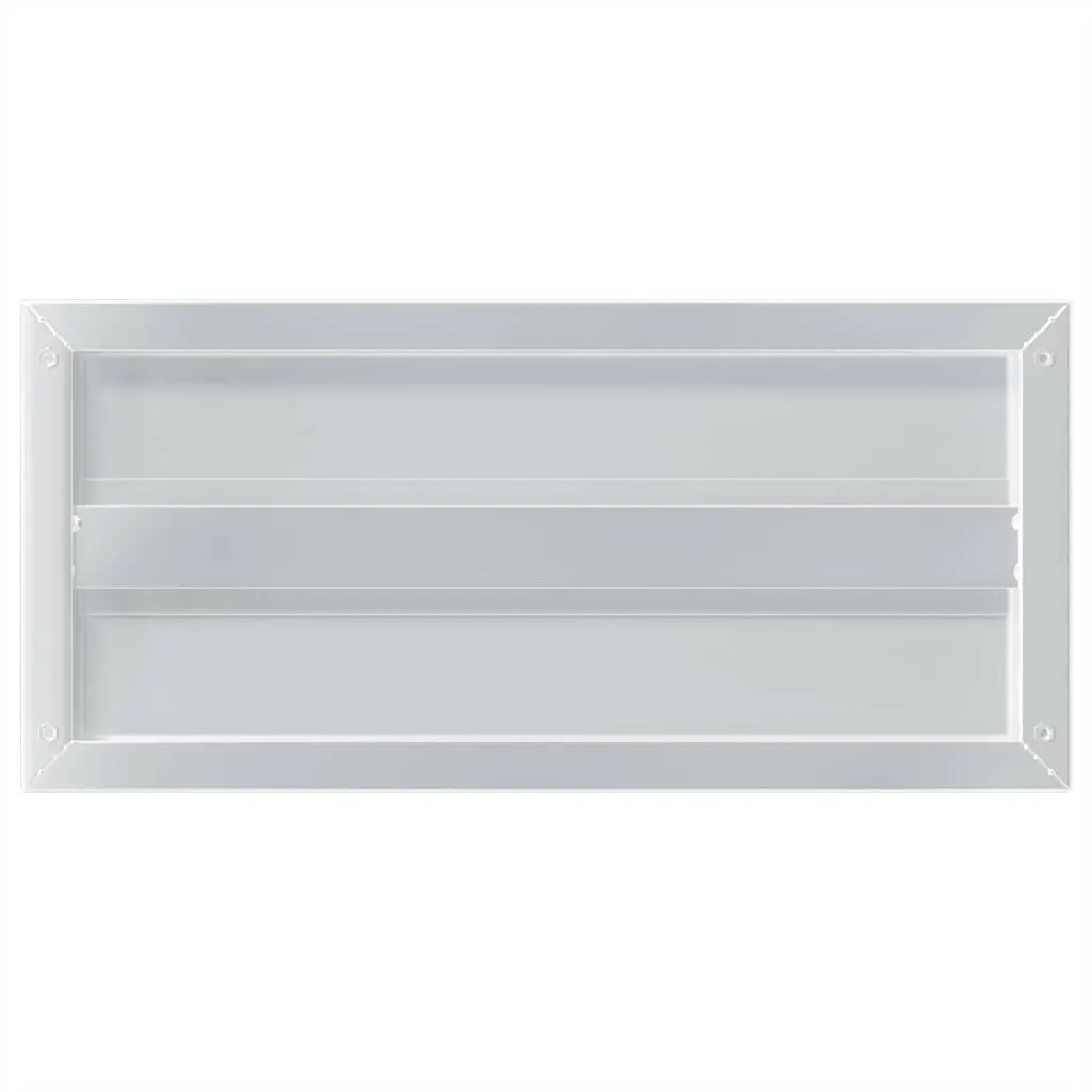 Wall Shelves Floating Storage Display Shelf 50x23.5 cm Silver 2 Piece
