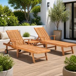 Value-Packed Sun Lounger Set for Comfort