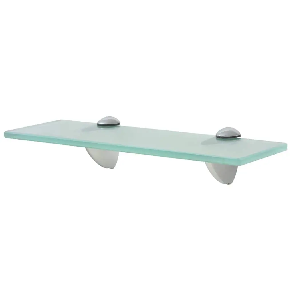 Floating Shelves 2 pcs Glass Wall Shelf 30x10 cm Display Storage Ledge