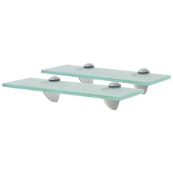 Reliable 30x20 cm Floating Glass Wall Shelf