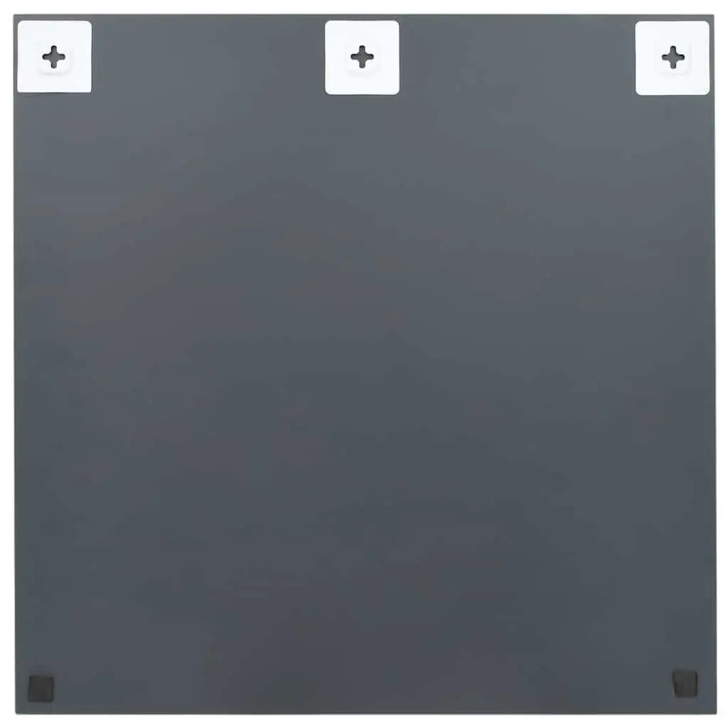 Square Wall Mirror 60x60 cm Silver Reflective Home Decor