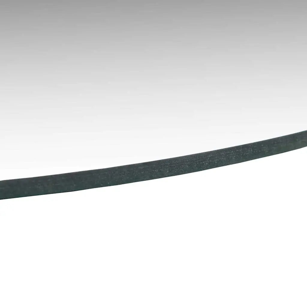 Round Wall Mirror 50 cm Silver Reflective Home Decor