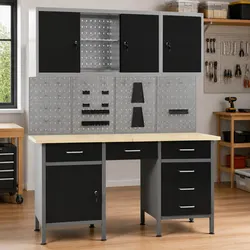 Secure and Functional Workbench with Storage Options