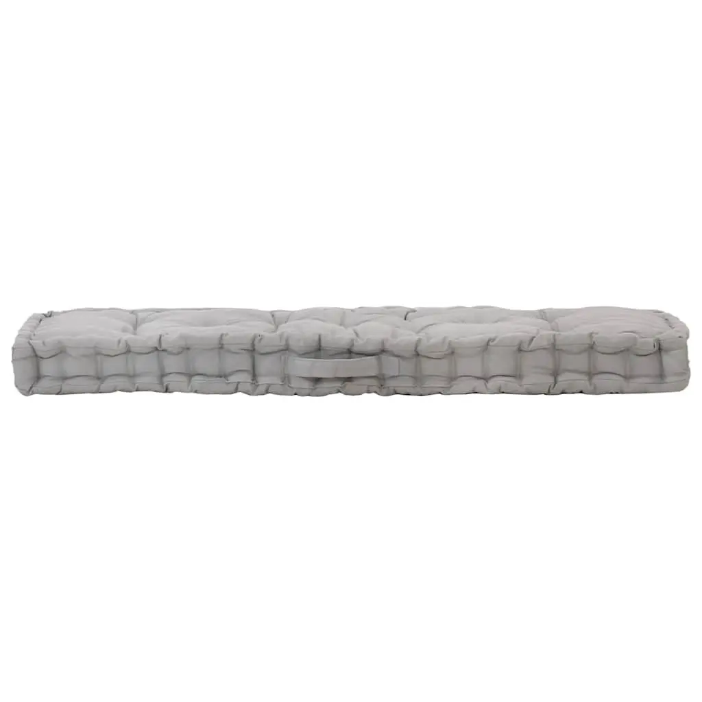 Pallet Floor Cushions Outdoor Seating 2 Piece Cotton Grey