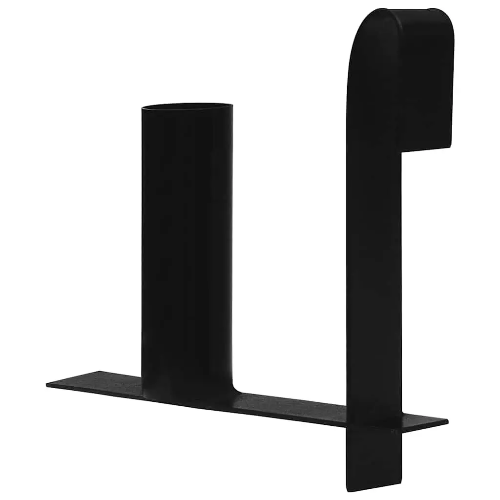 Privacy Fence Strip Dispensers Steel Powder Coated Weather Resistant 2 Piece Silver