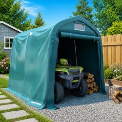 Reliable Garage Tent Storage 1.6 x 2.4m Green Canopy
