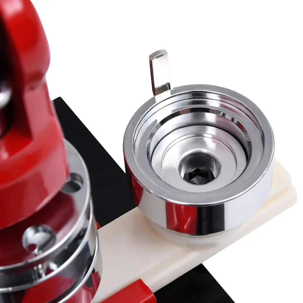 Button Maker Machine 44mm Badge Maker Red