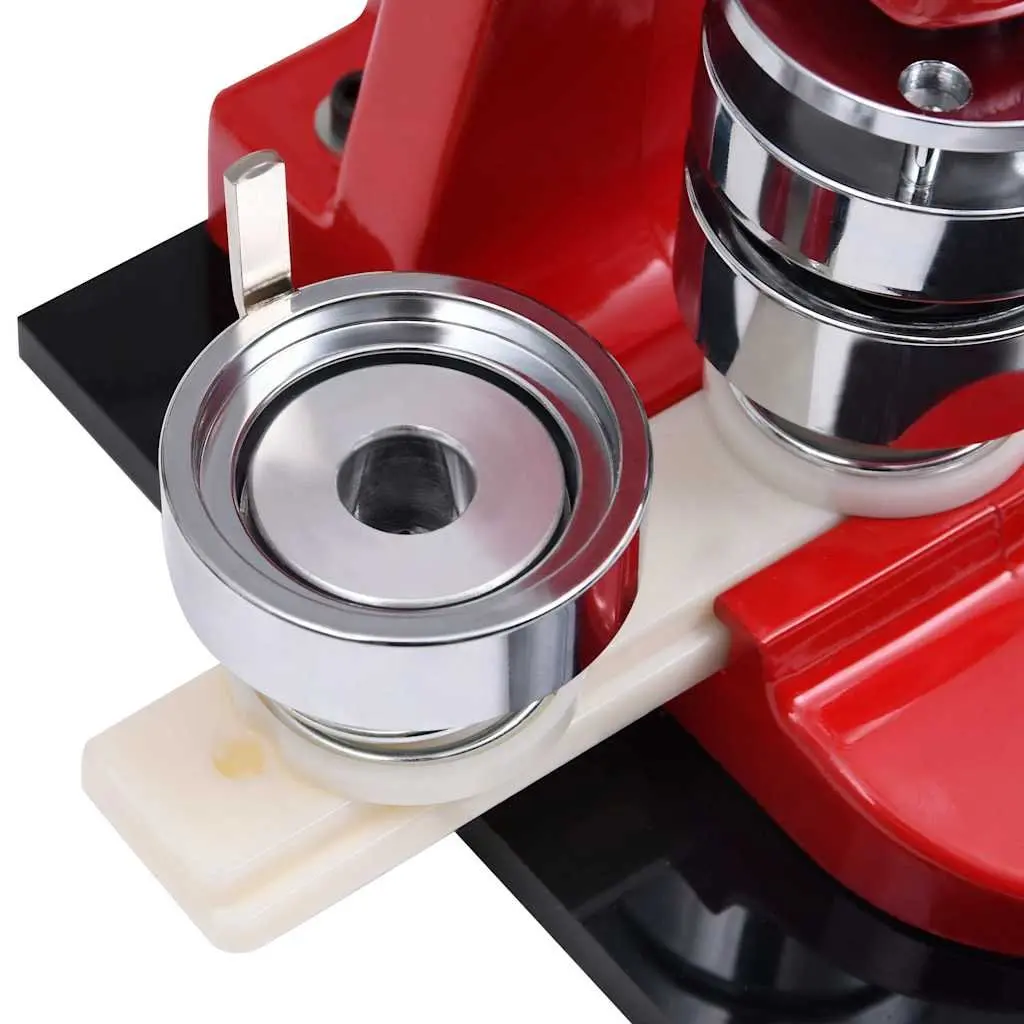 Button Maker Machine 44mm Badge Maker Red