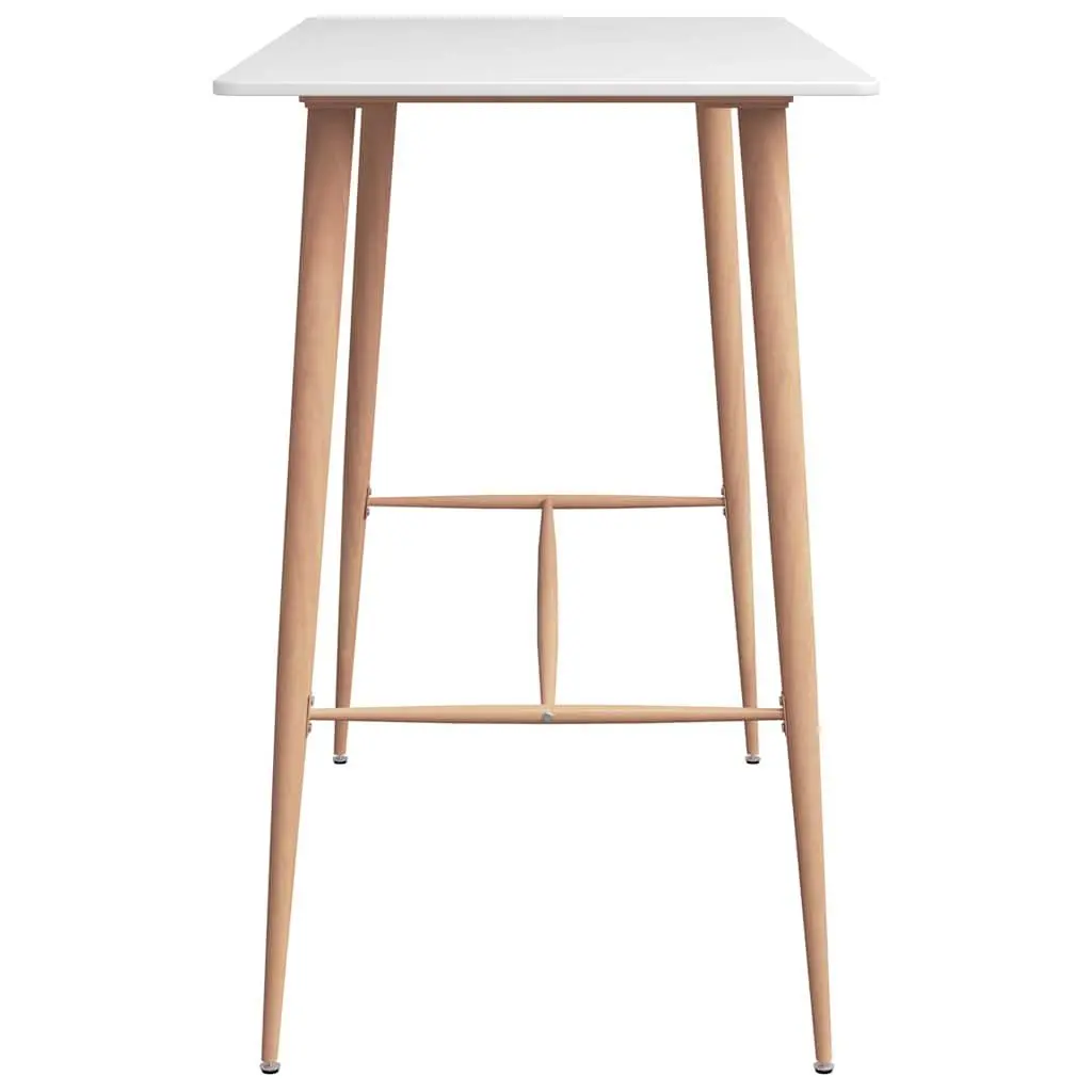 Bar Set 5 Piece Counter Height Table Stools Kitchen Dining Furniture White Grey