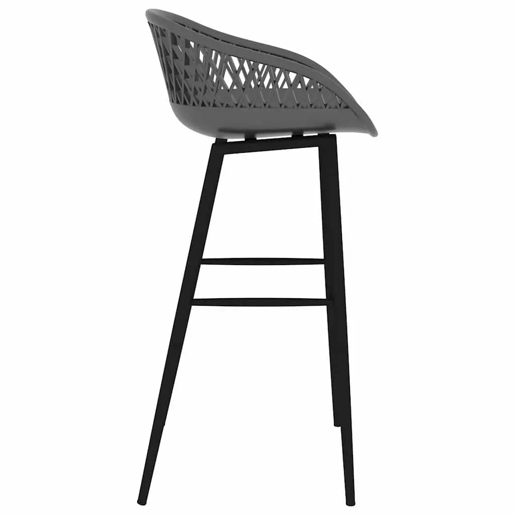 Bar Set 5 Piece Counter Height Table Stools Kitchen Dining Furniture White Grey