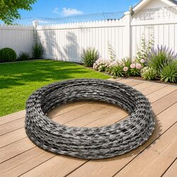 Value-Driven Razor Wire Coils for Effective Garden Security