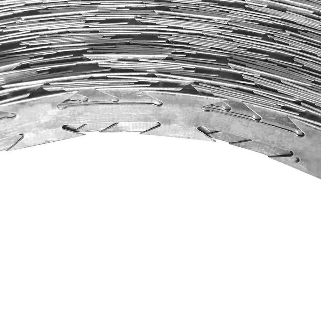 Razor Wire Barbed Garden Fence Security 100m Silver 2 Pieces