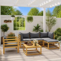Comfort and Value in a 6-Piece Garden Lounge Set